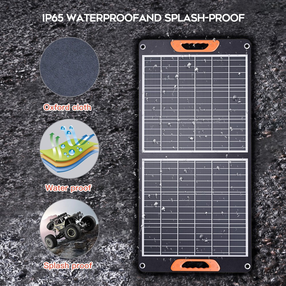 100w 18v Portable Foldable Solar Panel Kit Solar Charger
