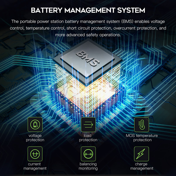 Portable 1000W Power Station Solar Generator Power Bank
