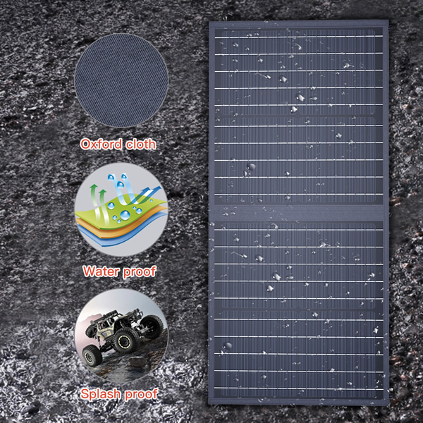 Solar Charger with USB Port Portable and Foldable Solar Panel