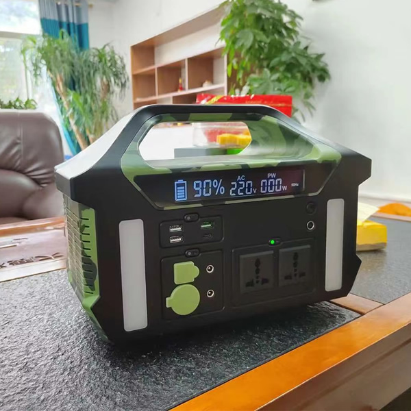 577.2Wh  500W Portable Power Station Power Bank with Pure Sine Wave AC Outlet