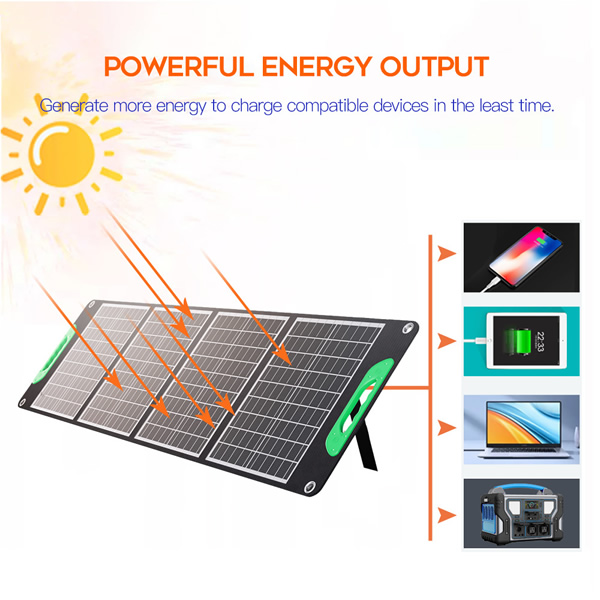Portable Solar Panel for Power Station Foldable Solar Charger