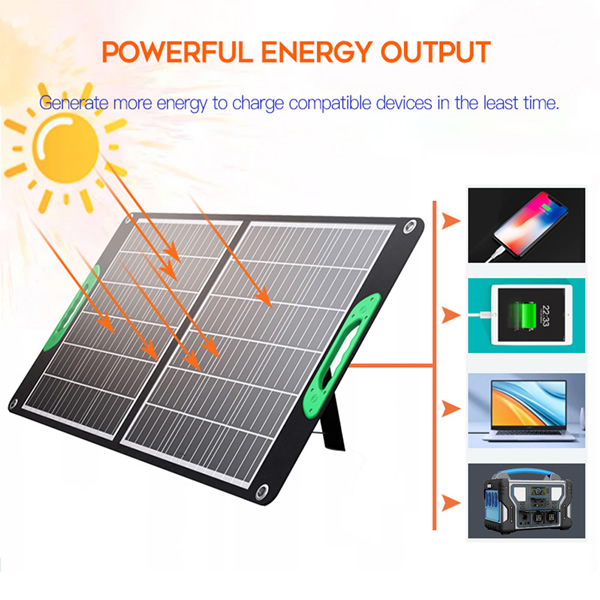 Portable Solar Panel for Power Station Foldable Solar Charger