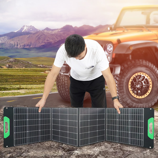 Portable Foldable 100W 18v Solar Suitcase Monocrystalline Folding Solar Panel Kit