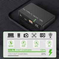100W Mono Solar Cell Portable Foldable Solar Panel untuk Pengisi Daya Pembangkit Listrik