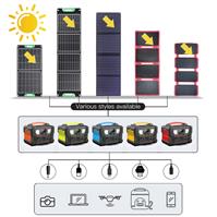 Solar Charger Portable Solar Panels High Capacity Solar Power Bank power station