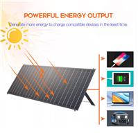 Solar Charger with USB Port Portable and Foldable Solar Panel