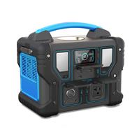 500W 444Wh Portable Power Station Backup Lithium Battery1000W Pure Sine Wave AC Outlet Solar Generator