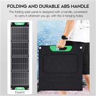 Solar Charger Waterproof Portable and Foldable Camping Gear USB Solar Panel