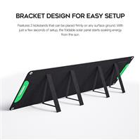 Solar Charger Waterproof Portable and Foldable Camping Gear USB Solar Panel