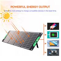 Portable Solar Panel for Power Station Foldable Solar Charger